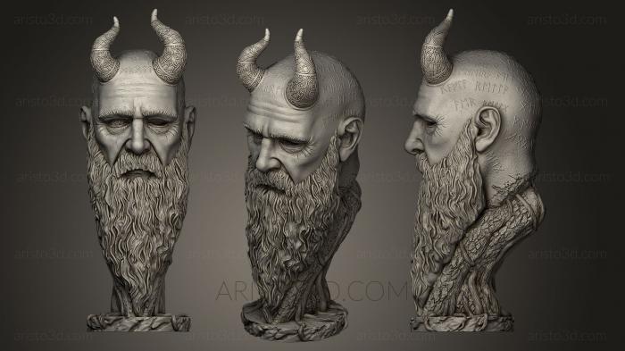 Busts of heroes and monsters (BUSTH_0224) 3D model for CNC machine